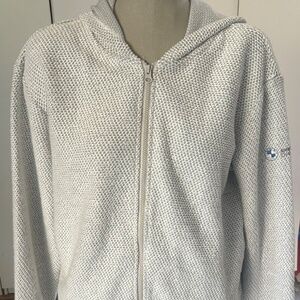 BMW Foray Golf Jacket Women’s Boucle Zip Hoodie Castlepines SRP $186 and BONUS!